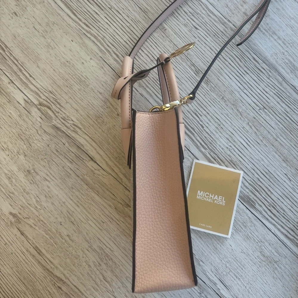 Michael Kors Mercer Extra Small Leather Convertible Versatile Crossbody Bag